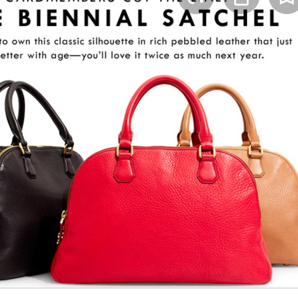 Red JCrew Biennial Satchel